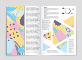 Abstract vector layout background set. For art template design, list, front page, mockup brochure theme style, banner, idea, cover, booklet, print, flyer, book, blank, card, ad, sign, sheet,, a4.