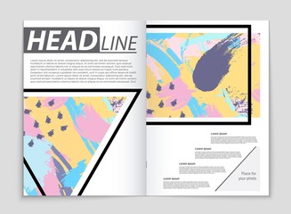 Abstract vector layout background set. For art template design, list, front page, mockup brochure theme style, banner, idea, cover, booklet, print, flyer, book, blank, card, ad, sign, sheet,, a4.