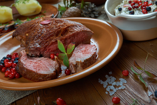 Poronkaristys,  Finnish venison;