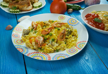 Mediterranean cuisine, Paella Valenciana:
