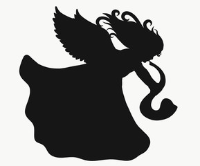 A Little Angel with a Trumpet