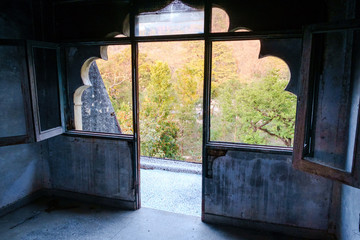 Residential building at abandoned Maharishi Mahesh Yogi Ashram (Beatles Ashram).