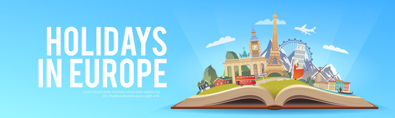 Travel to Europe. © Red Monkey