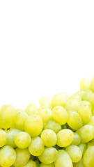 White grape with space for text. Sweet berry backgrounds