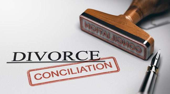 Divorce Concept, Médiation et Conciliation