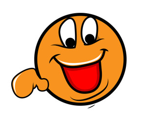 Laughing Cartoon Character
