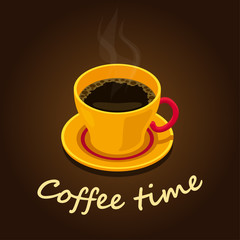 Coffee time banner