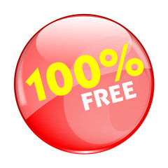 100% Free Button Vector