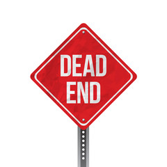 Dead End road sign