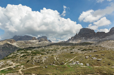 Dolomite alps Tre Cime di Lavaredo
