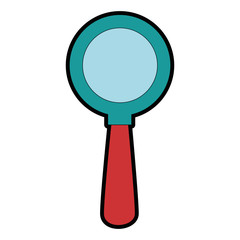 magnifying glass isolated icon