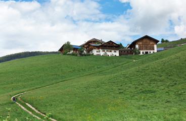 Obraz na płótnie Canvas Village in the Dolomites