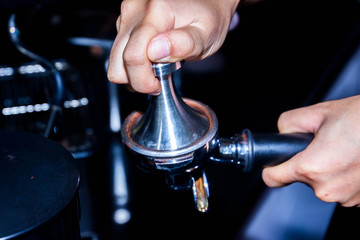 Coffee grinder coffee shop