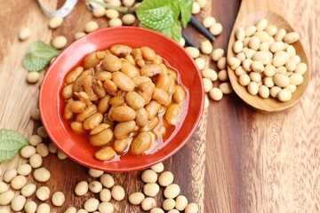 Salted soy beans