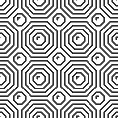 Octahedron tile. Geometric seamless pattern.