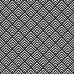 Square tile. Geometric seamless pattern.