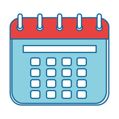 calendar reminder isolated icon vector illustration design