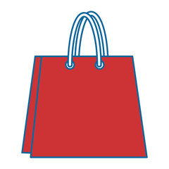 shopping bag isolated icon vector illustration design