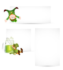 Fototapeta premium Set of Patrick�s Day Banners