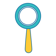 magnifying glass isolated icon vector illustration design