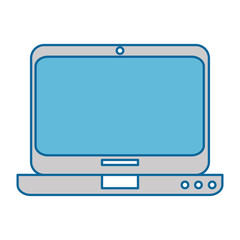 laptop computer isolated icon vector illustration design