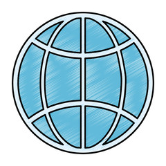 planet sphere isolated icon vector illustration design