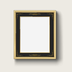 gold vintage picture frame 