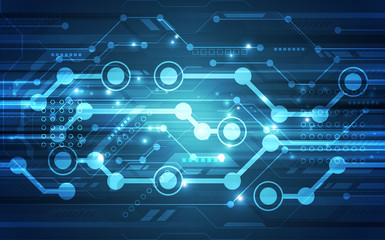 Abstract technological circuit board background. vector illustration.