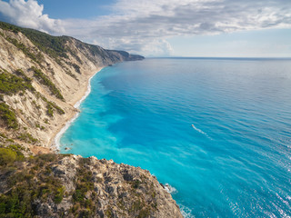 Fototapeta premium Lefkada island aerial photo