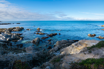 Fototapeta na wymiar Panoramic view of Monterey at Sunset, California, USA