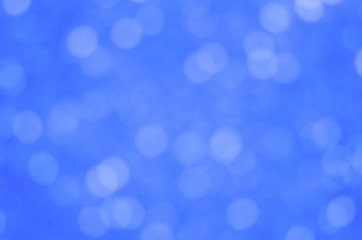 Blue color glitter vintage lights,bokeh for blur background.