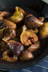 Homemade Sweet Dessert Glazed Figs