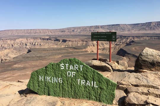 namibia fish river canyon national park trail