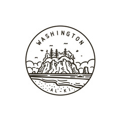 Washington. Island. National park.