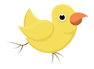 Cartoon Bird  - clip-art vector illustration