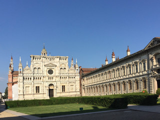 Fototapeta na wymiar La Certosa di Pavia