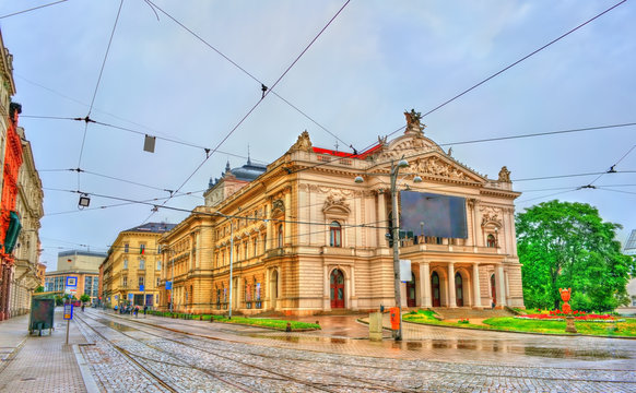 Mahen Theatre In Brno, Czech Republic