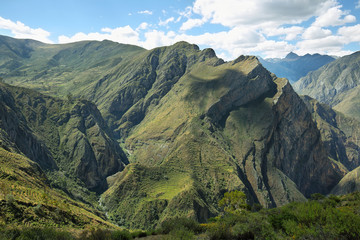 Fototapeta na wymiar Huamanmarca in Nor Yauyos Cochas, Peru