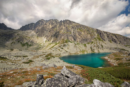 View on highest peak of Tatra Mountains - Gerlachovsky stit, Slovakia, Europe
