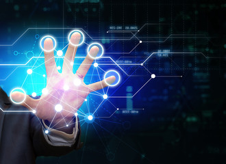 Virtual business concept