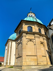 Fototapeta na wymiar Monastery of Kalwaria Zebrzydowska, a UNESCO world heritage site in Poland