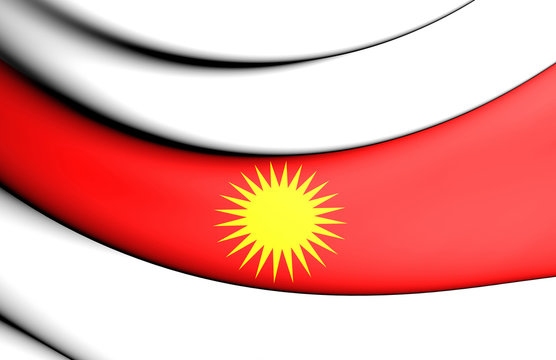 3D Yezidi Flag