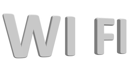 3d render Wi Fi