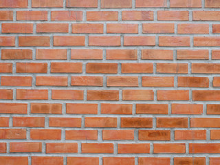 brown brick block wall background with dirty