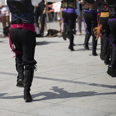 Fototapeta premium Spanish traditional dance group