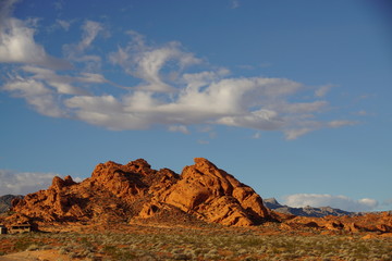 Clouds Over the Valley of Fire Nevada State Park