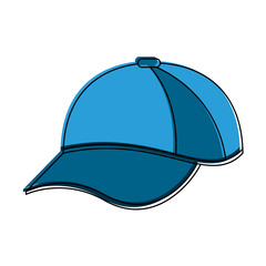 sports cap icon image vector illustration design 