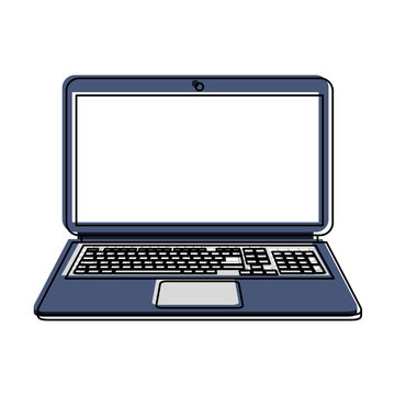 laptop computer icon image vector illustration design 