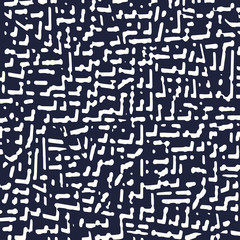 Abstract grunge vector background. Monochrome squared raster composition of irregular graphic elements.