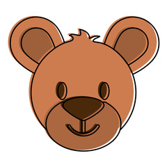 teddy bear icon image vector illustration design 